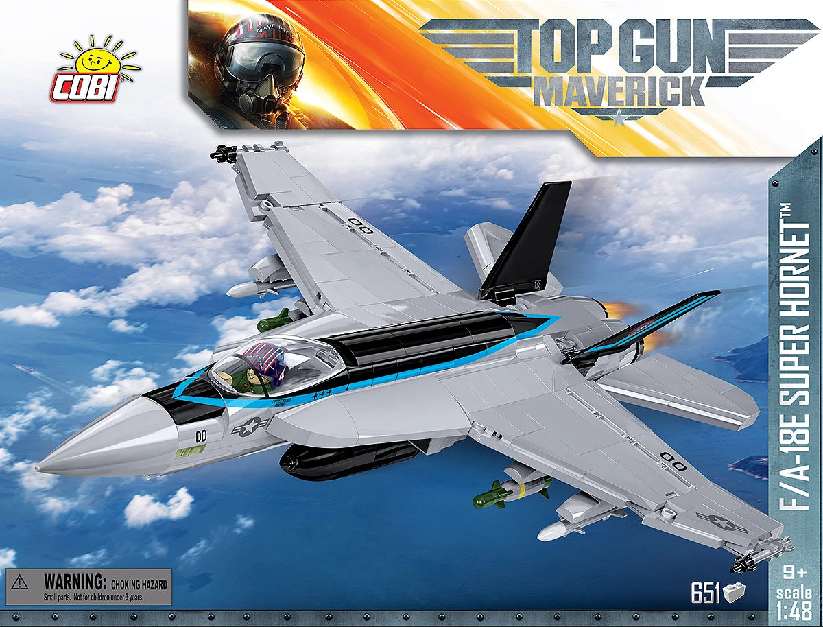 Avión COBI TOP GUN F/A-18E Super Hornet, versión 2: SET #5805A