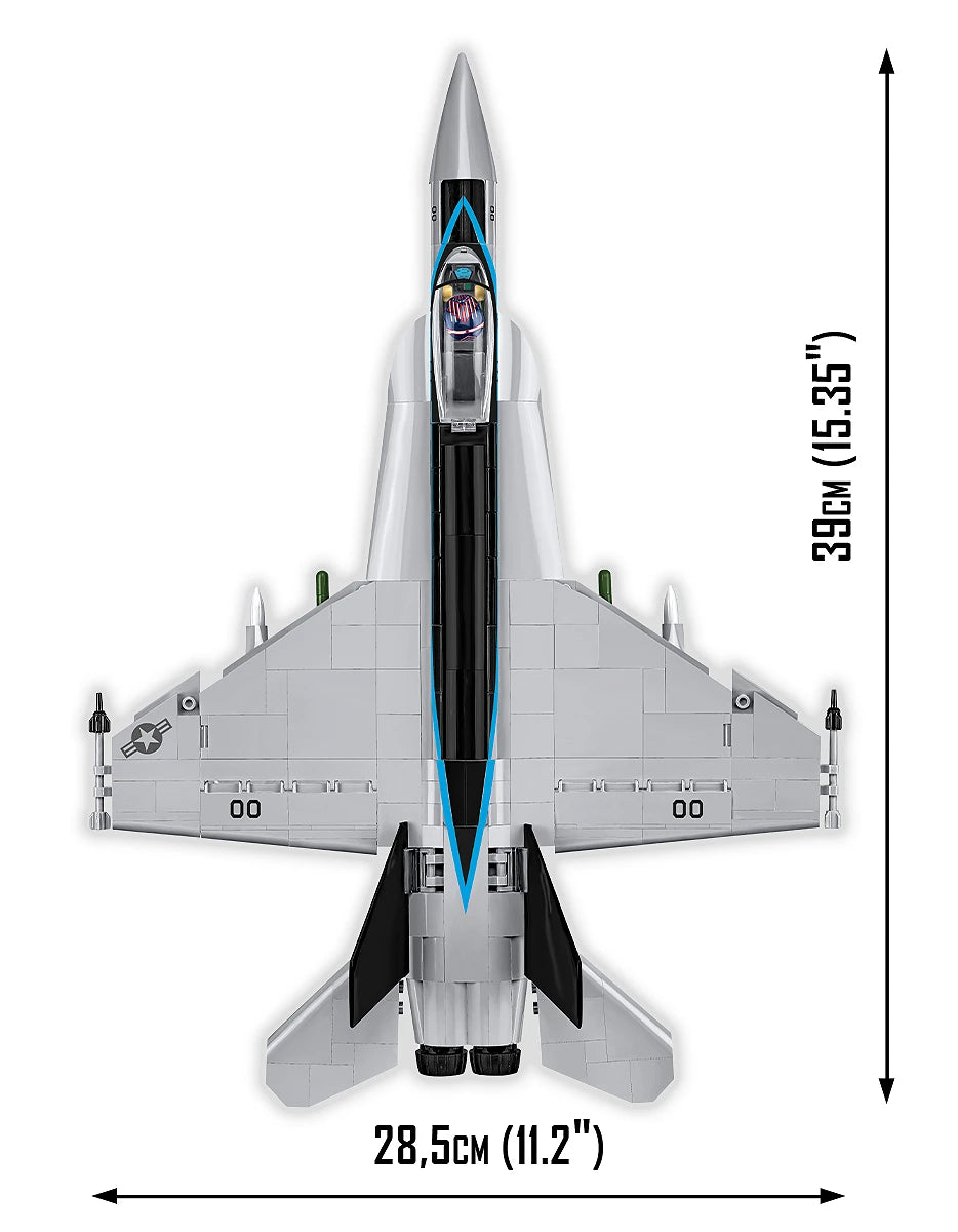 Avión COBI TOP GUN F/A-18E Super Hornet, versión 2: SET #5805A