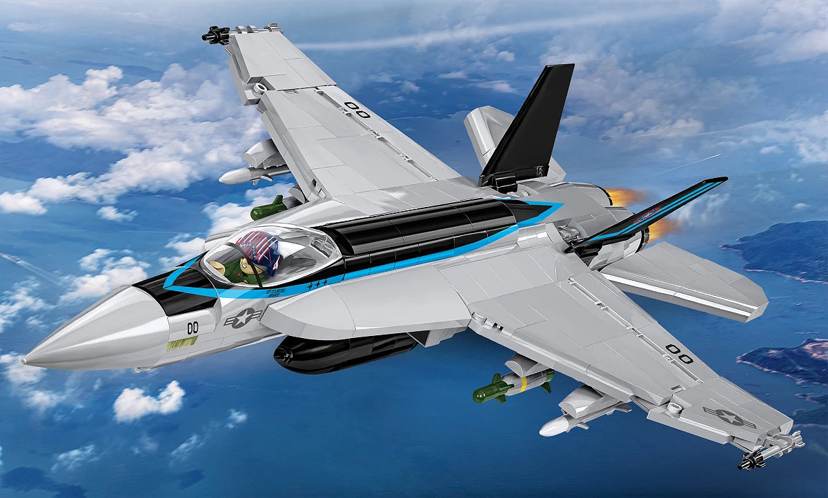 Avión COBI TOP GUN F/A-18E Super Hornet, versión 2: SET #5805A