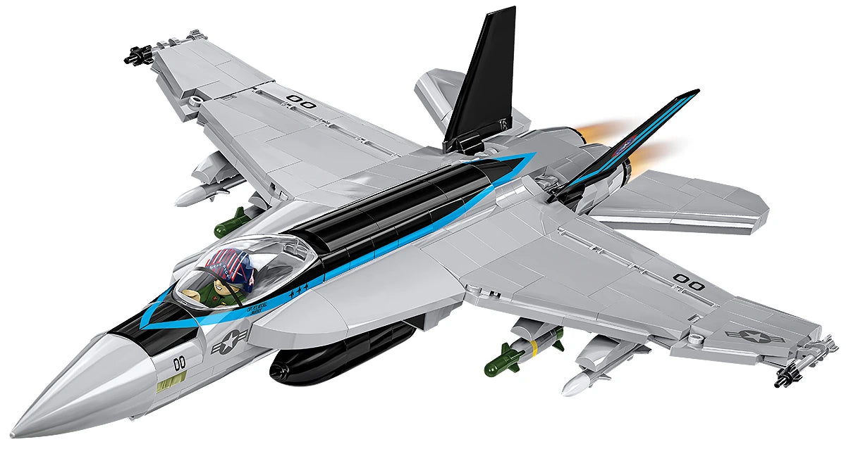 Avión COBI TOP GUN F/A-18E Super Hornet, versión 2: SET #5805A