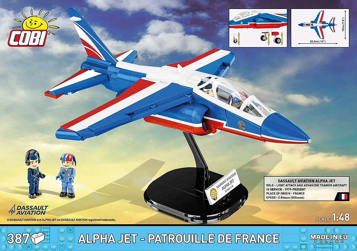 COBI Alpha Jet Patrouille de France : Set #5841A