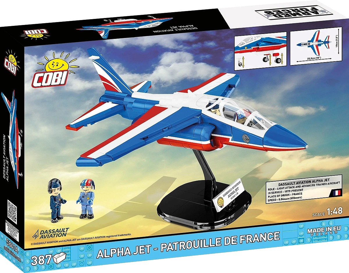 COBI Alpha Jet Patrouille de France : Set #5841A