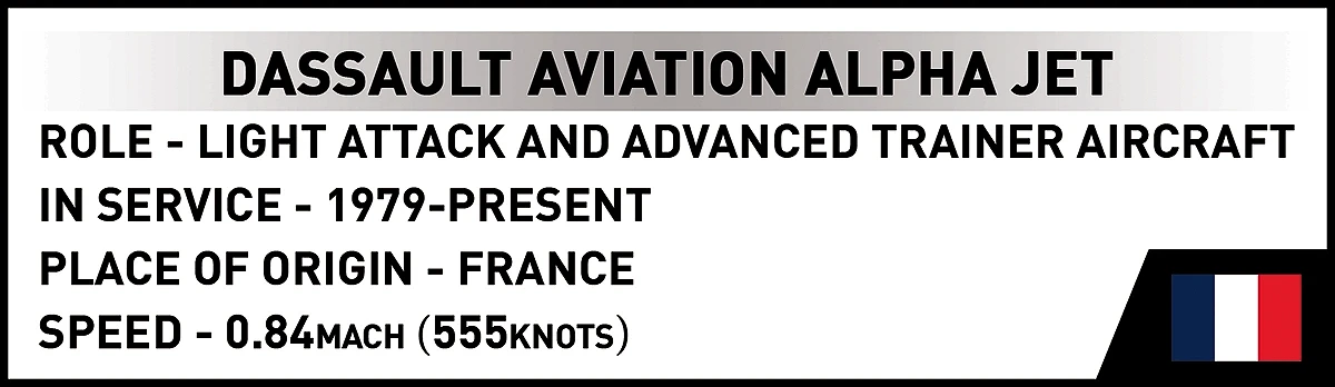 COBI Alpha Jet Patrouille de France : Set #5841A