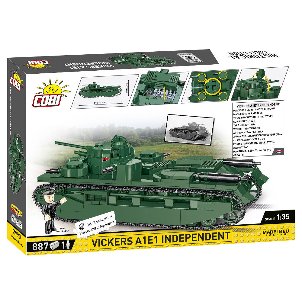 Tanque independiente COBI Vickers A1E1: Conjunto n.° 2990