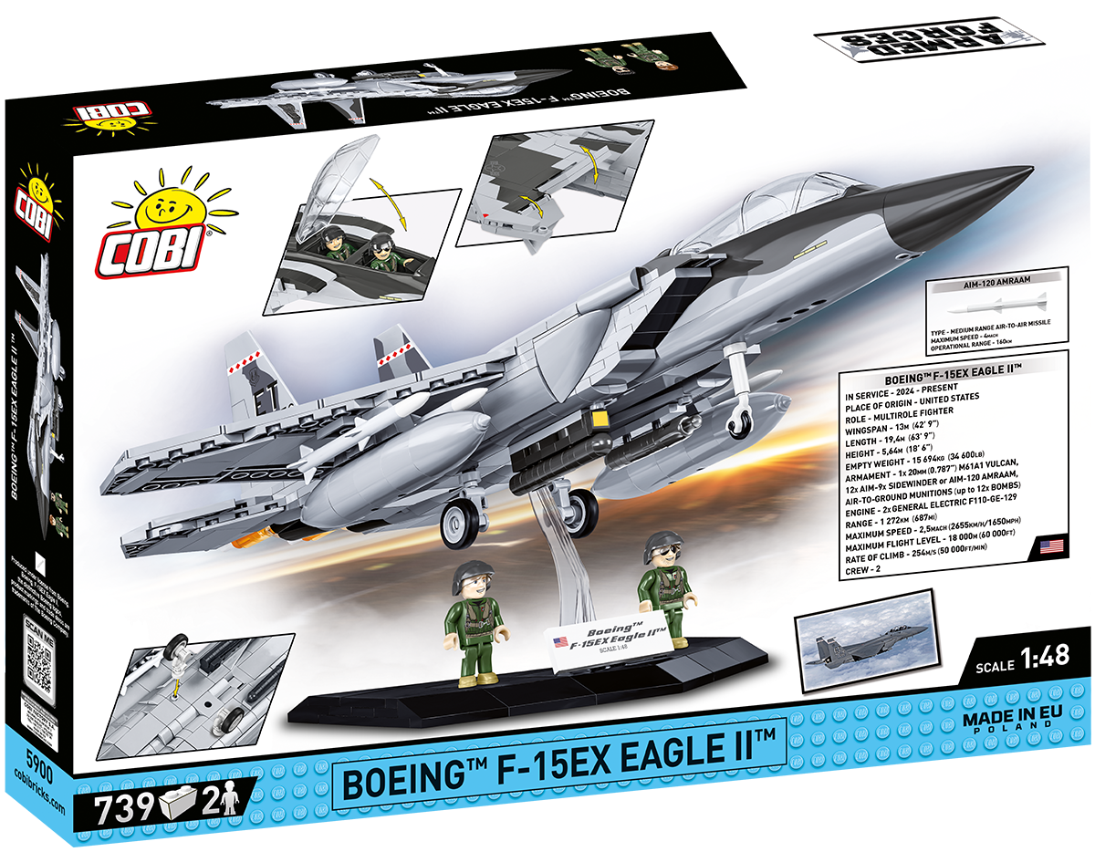 COBI Boeing F-15EX Eagle II Fighter Jet : Set #5900