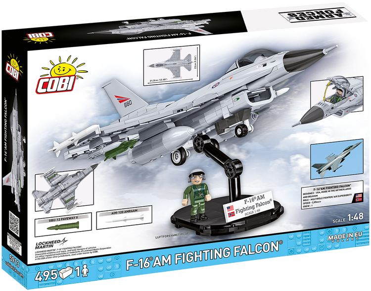 Caza COBI F-16 AM Fighting Falcon: Serie n.° 5913