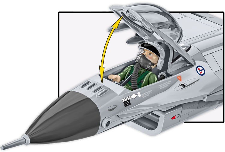 Caza COBI F-16 AM Fighting Falcon: Serie n.° 5913