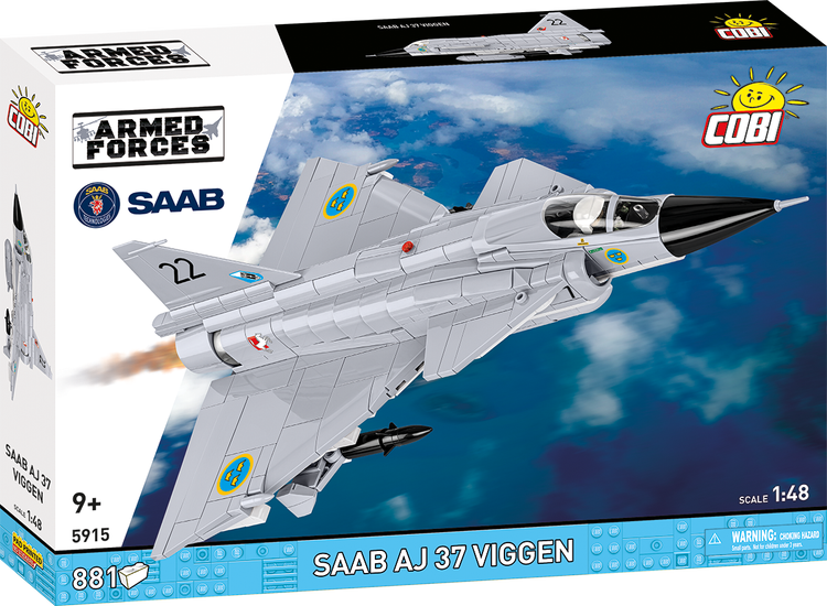 COBI SAAB AJ 37 Viggen Jet Fighter: Set #5915