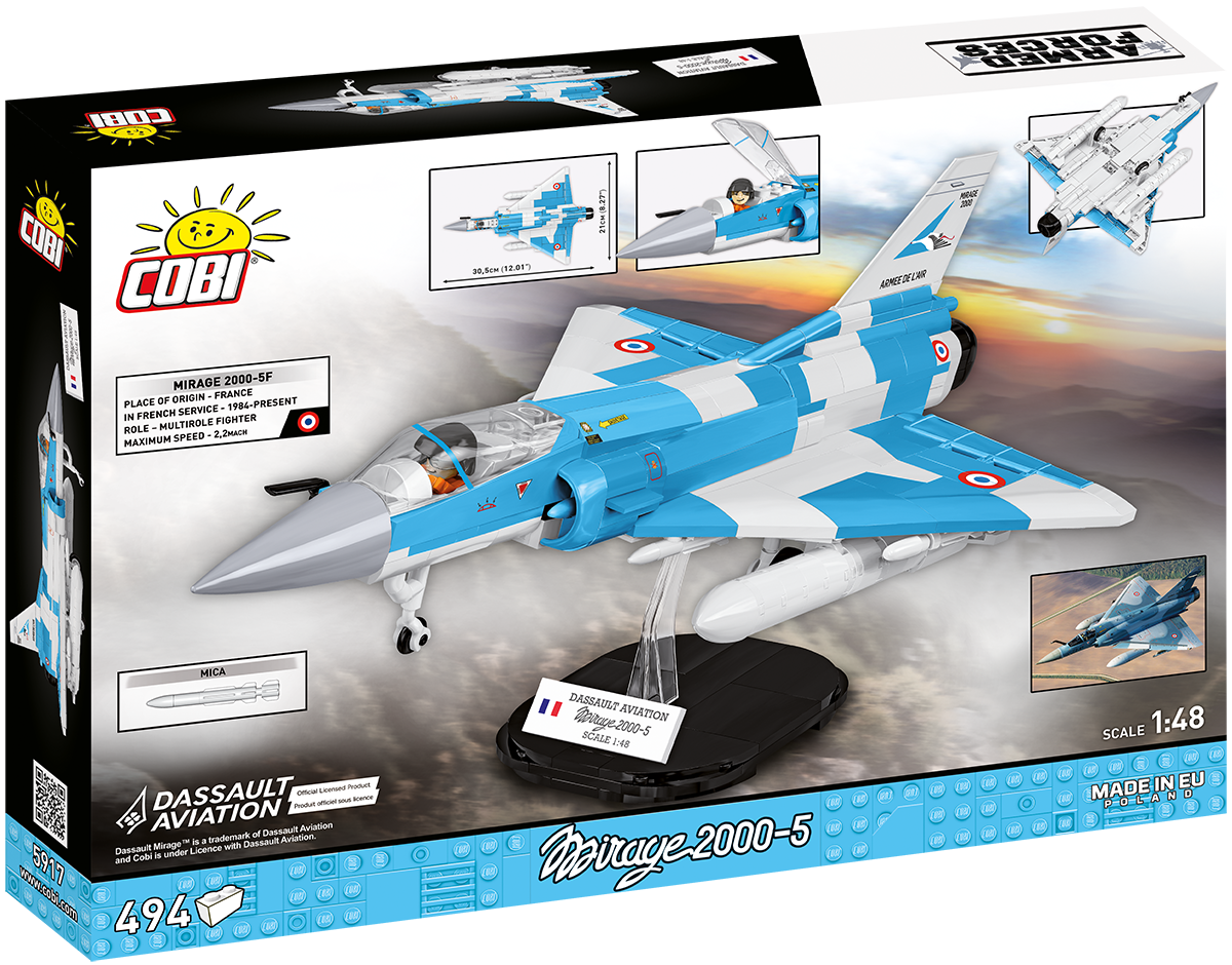 COBI Dassault Mirage 2000-5 Fighter Jet: Set #5917