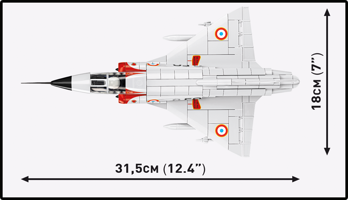 COBI Dassault Mirage III C Fighter Jet: Set #5930