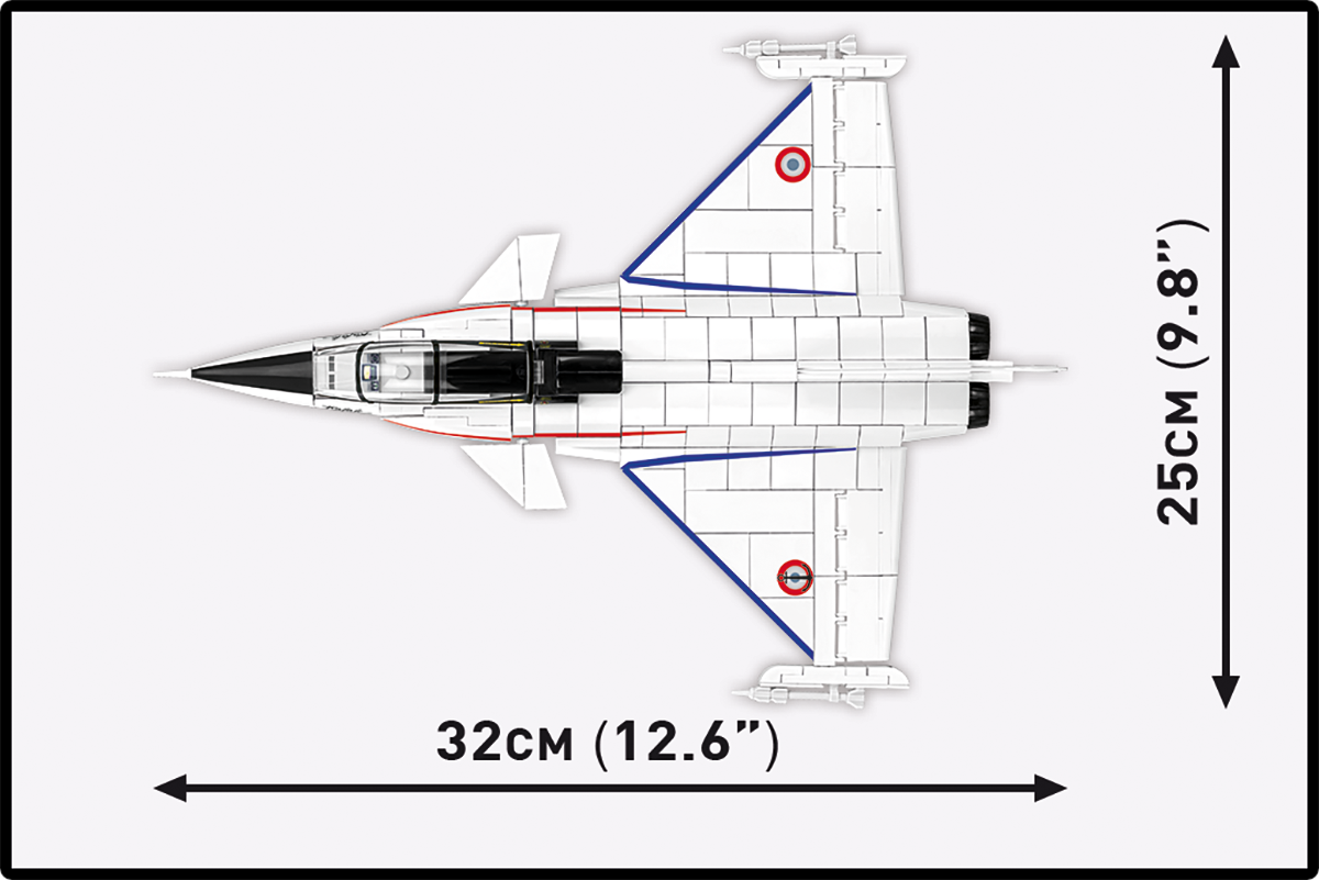 COBI Dassault Rafale A Technology Demonstrator Fighter Jet: Set #5931