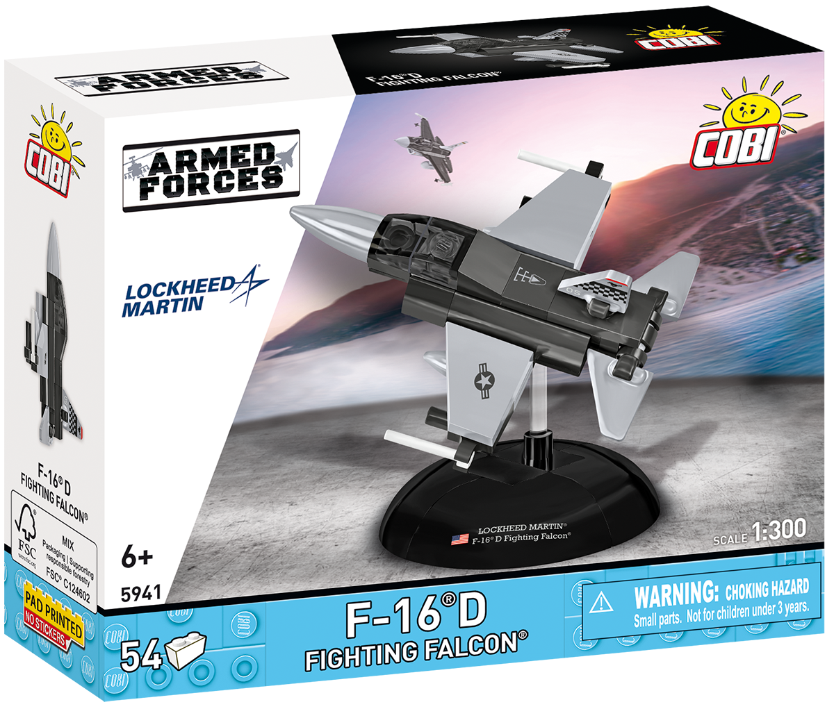 COBI F-16D Fighting Falcon 1:300 Scale : Set #5941