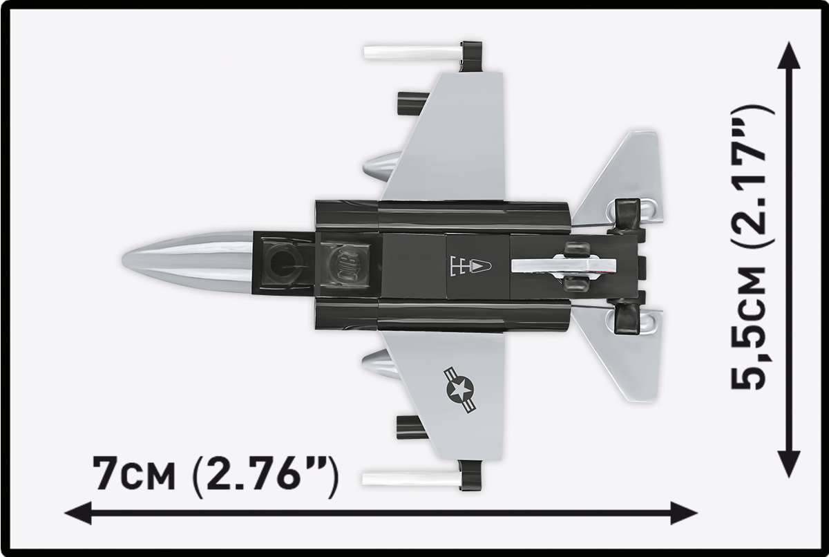 COBI F-16D Fighting Falcon 1:300 Scale : Set #5941