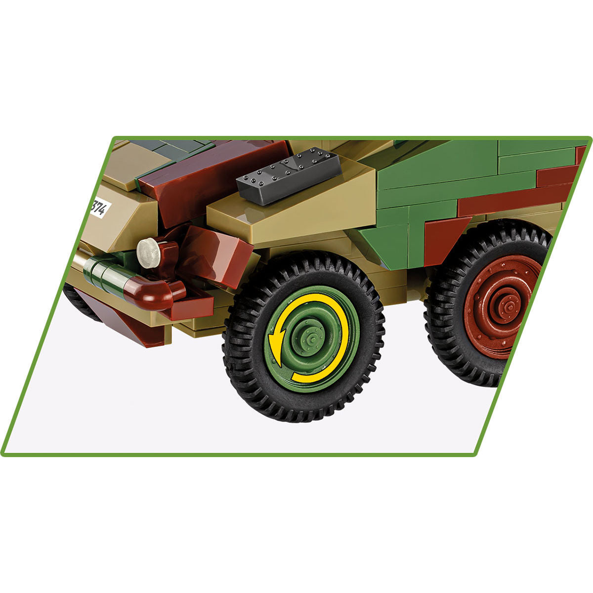 Vehículo blindado COBI Sd.Kfz. 234/2 PUMA: Conjunto n.° 2287