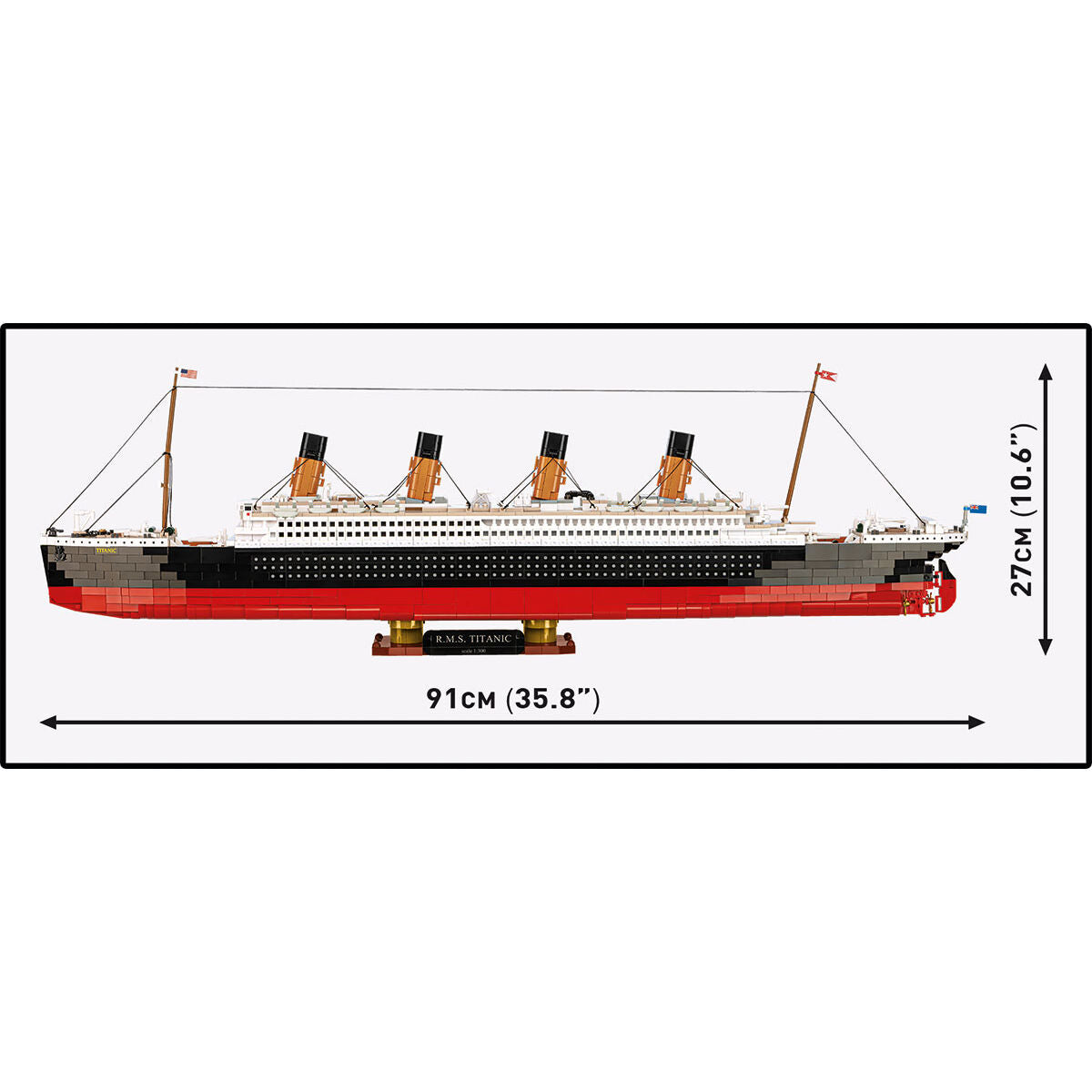 COBI R.M.S. Titanic 1:300 Scale : Set #1686 – COBI Official Store