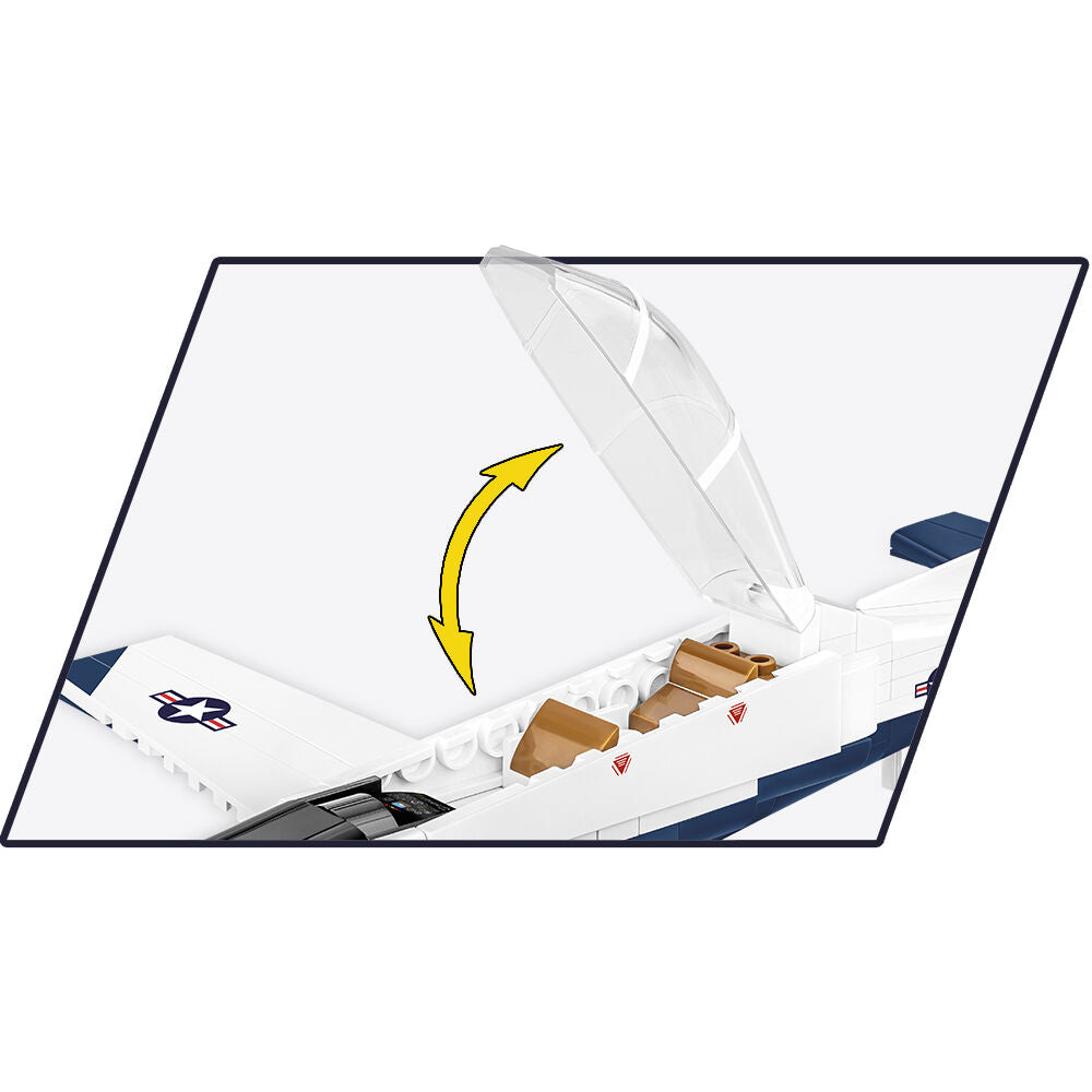 COBI Beechcraft T-6 Texan II Turbohélice Azul/Blanco: Juego n.° 26624