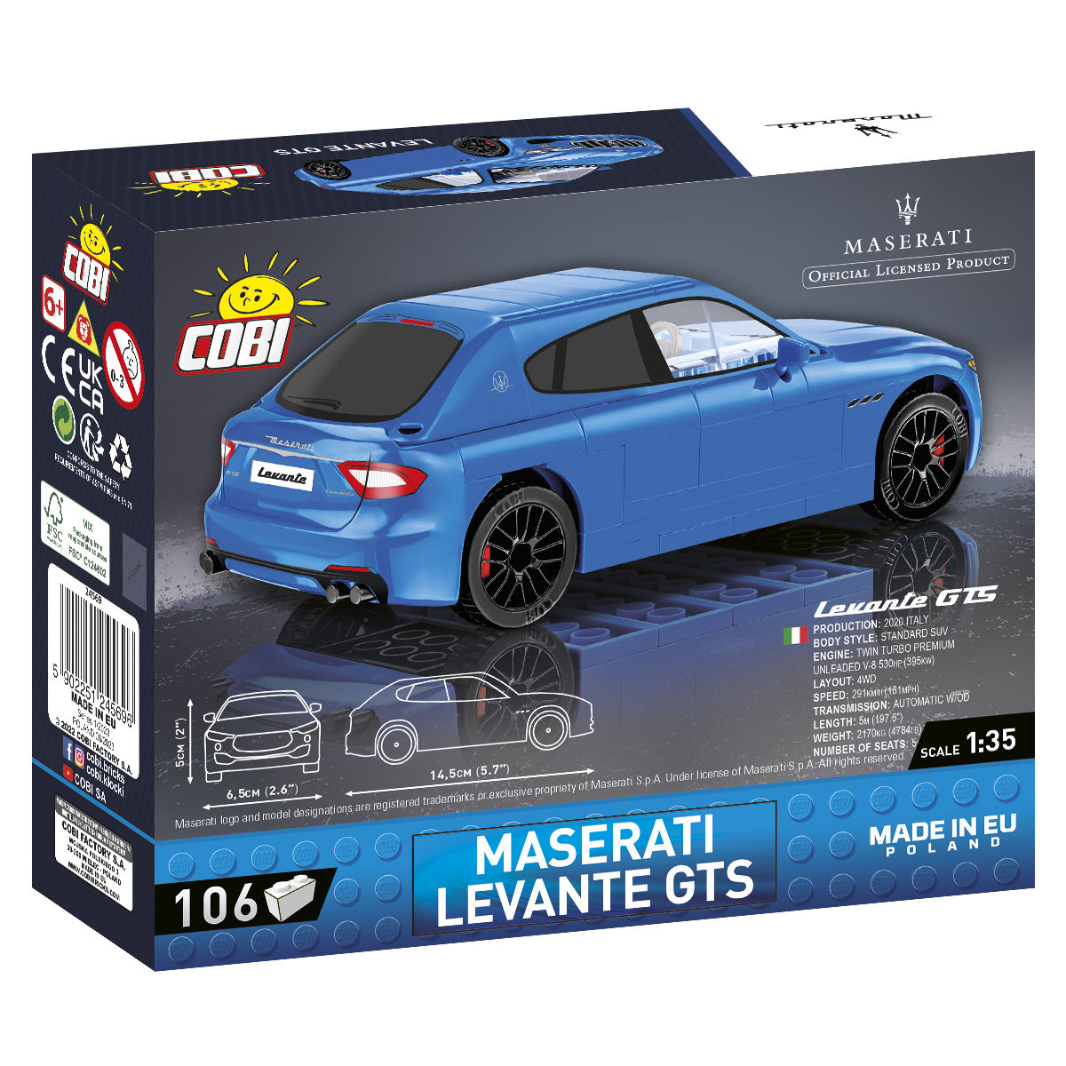 COBI Maserati Levante GTS Coche: Set #24569