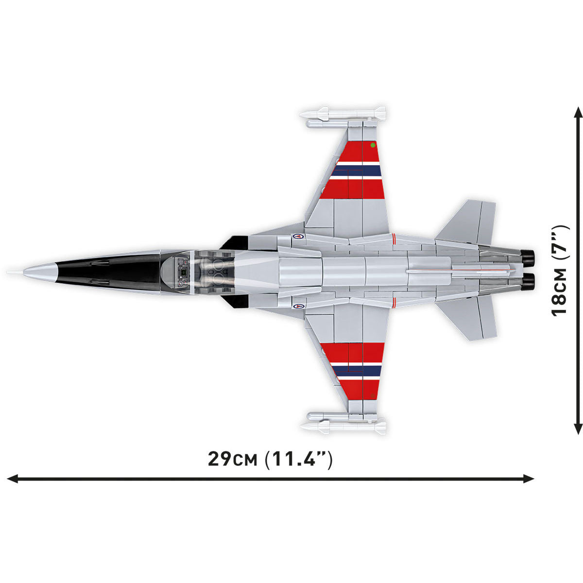 Avión de combate COBI Northrop F-5A Freedom: Conjunto n.° 5858