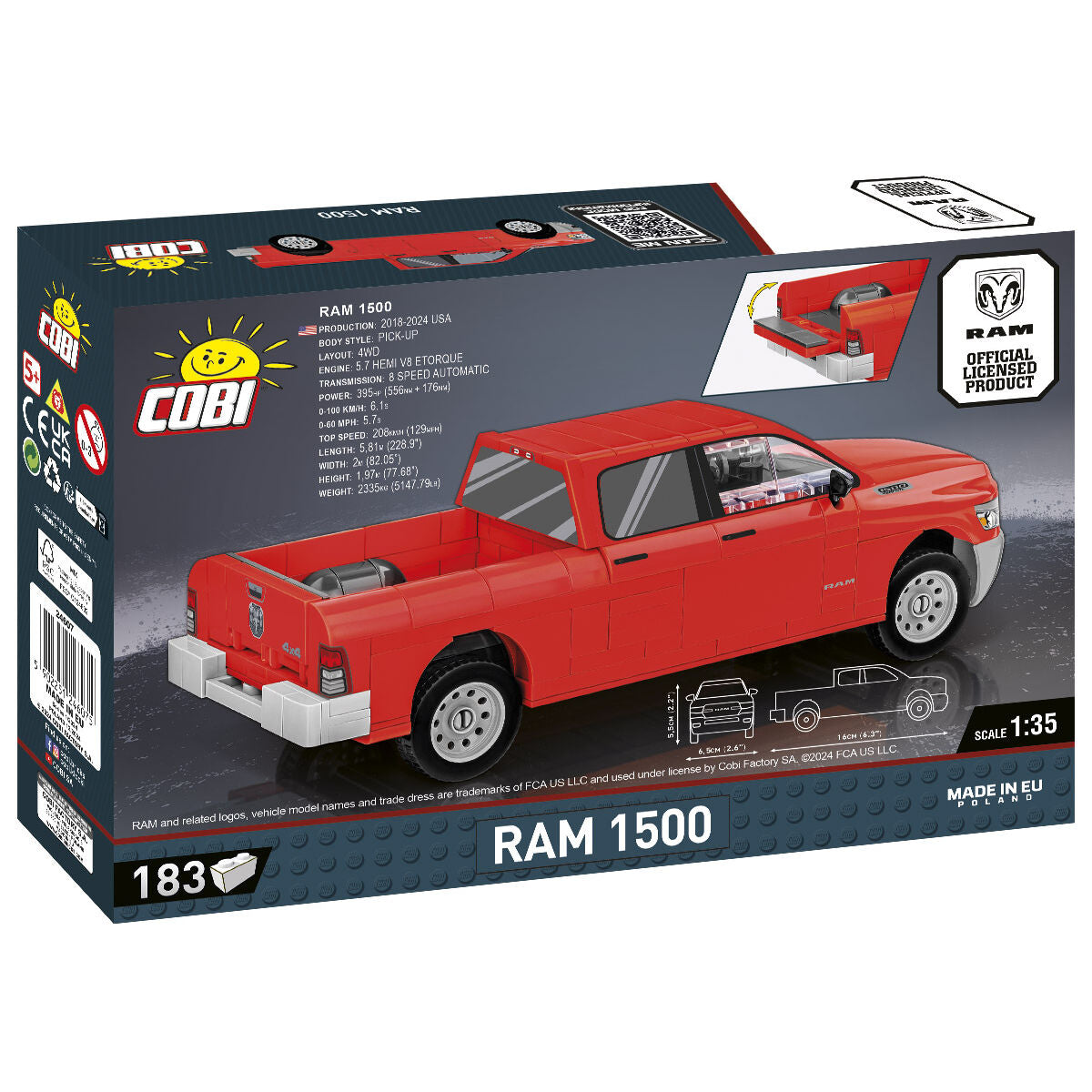 Camioneta COBI DODGE Ram 1500: Juego #24607