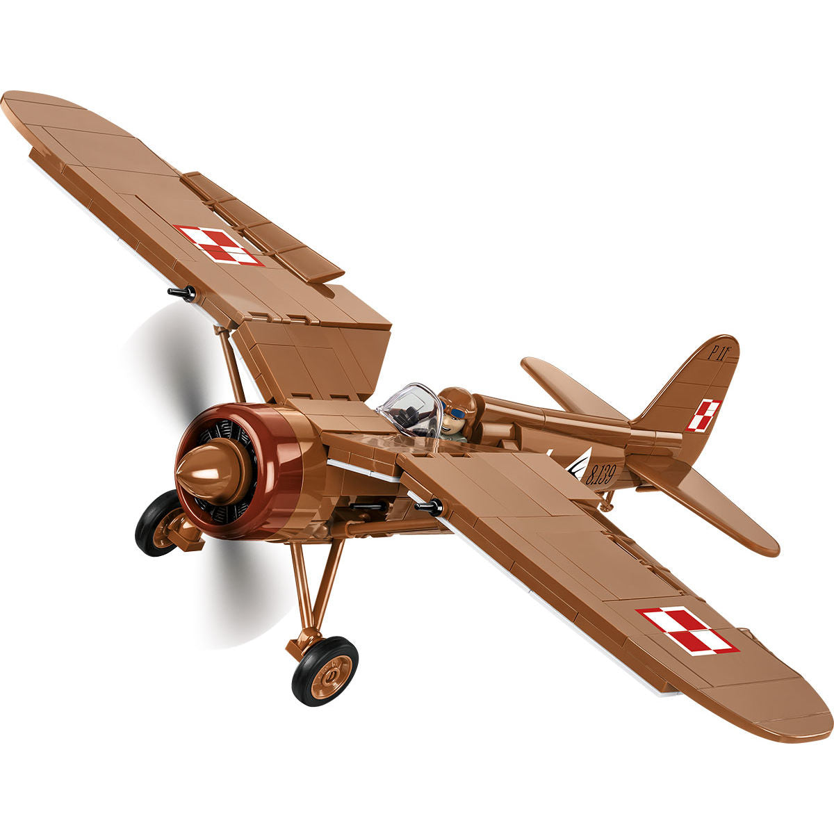 Avión de combate COBI PZL P.11c: Colección n.° 5742