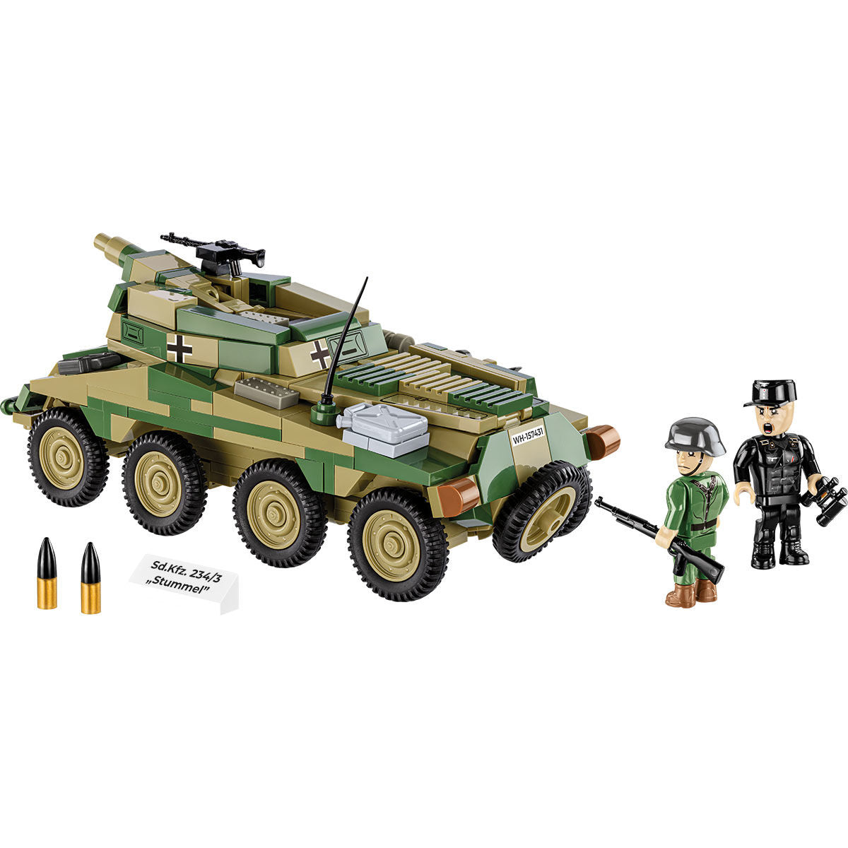 COBI Sd.Kfz. Vehículo blindado Stummel 234/3: Conjunto n.º 2288