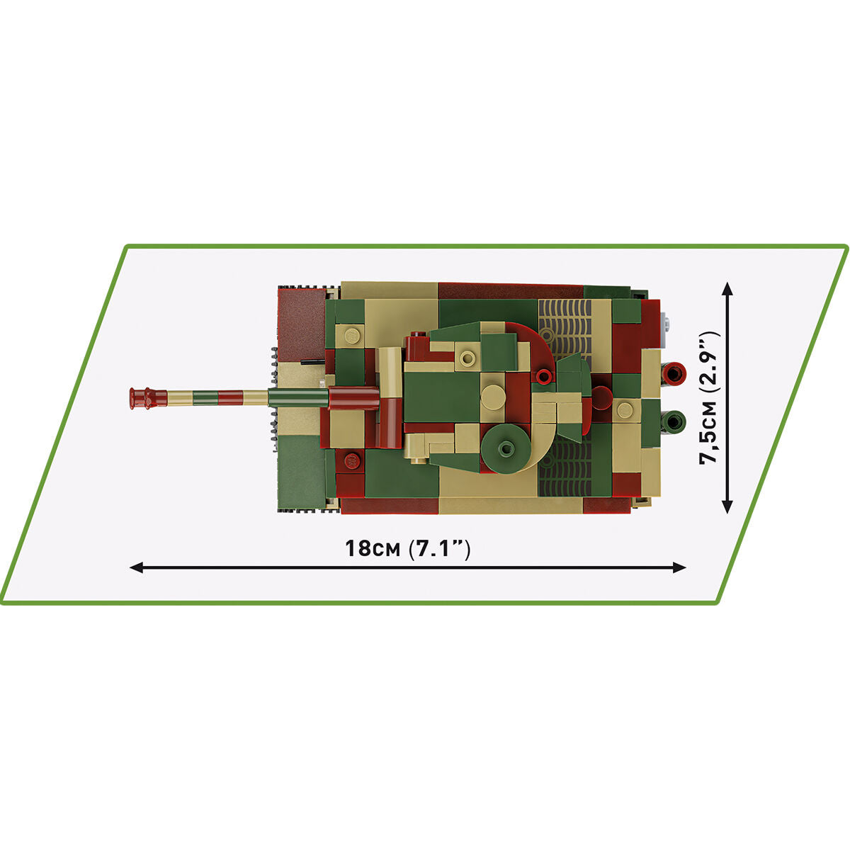 COBI Pz. Kpfw. VI Tiger Ausf. E Tank 1:48: Set #2735
