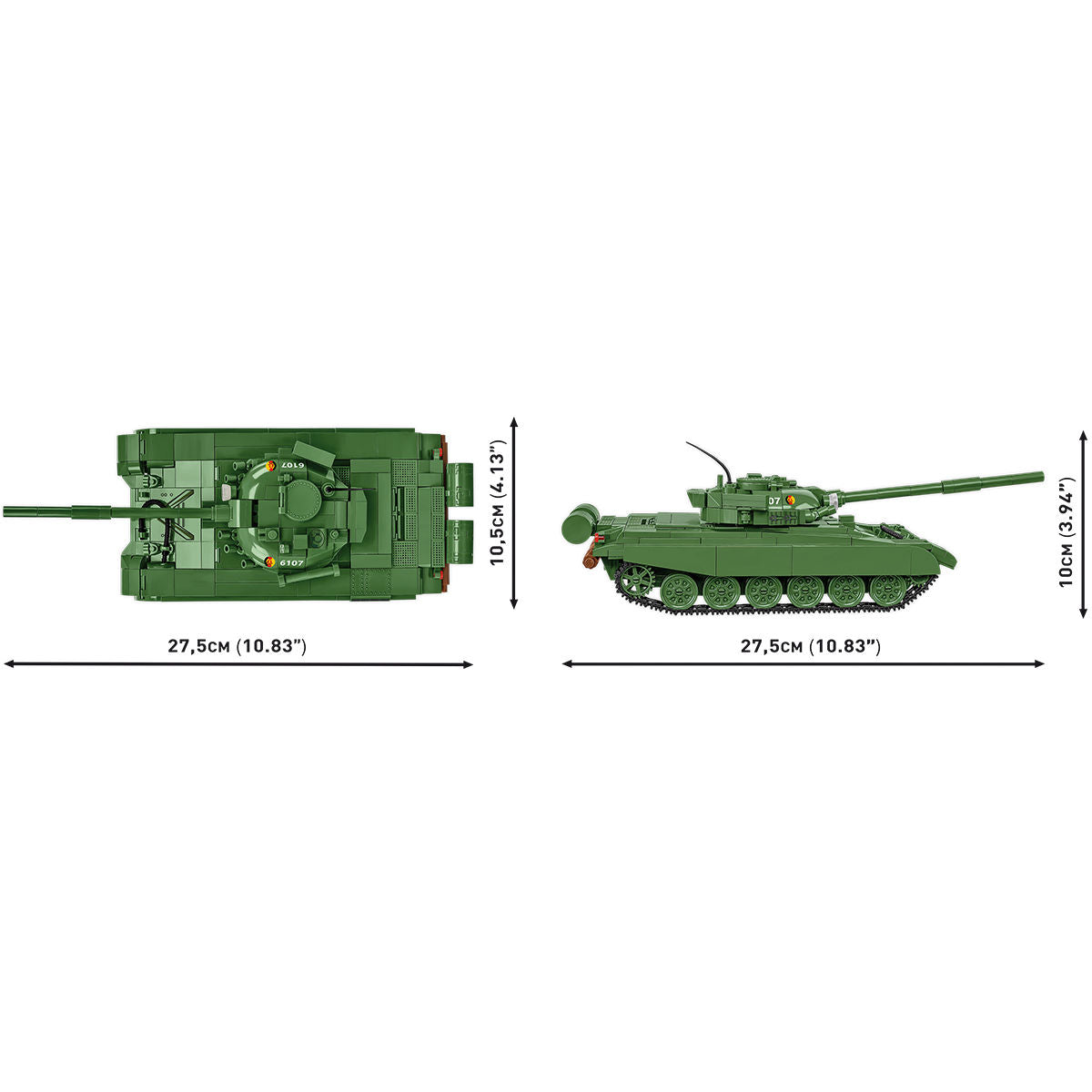 COBI T-72 (東ドイツ/ソビエト), COBI-2625 COBI T-72 (East Germany/Soviet) Tank : Set #2625 – COBI Official Store