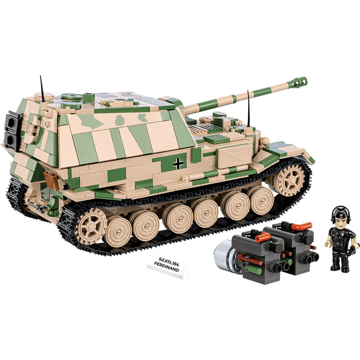 COBI SDKfz. 184 Destructor de tanques Ferdinand: Conjunto #2583