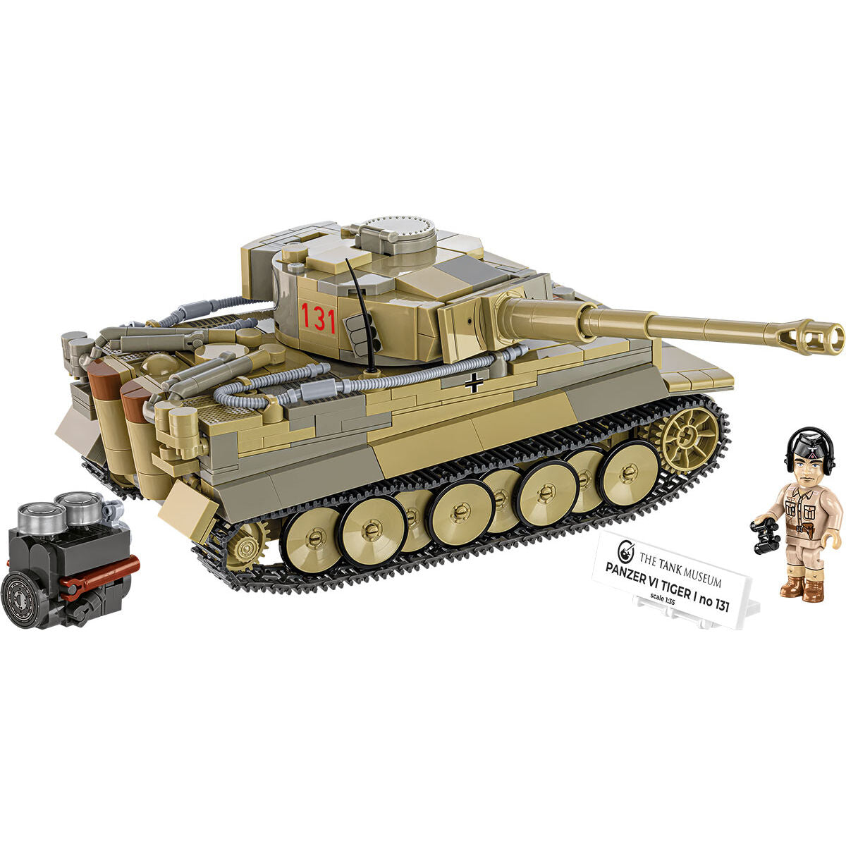 Tanque COBI PANZER VI Tiger I n.° 131: Serie n.° 3123