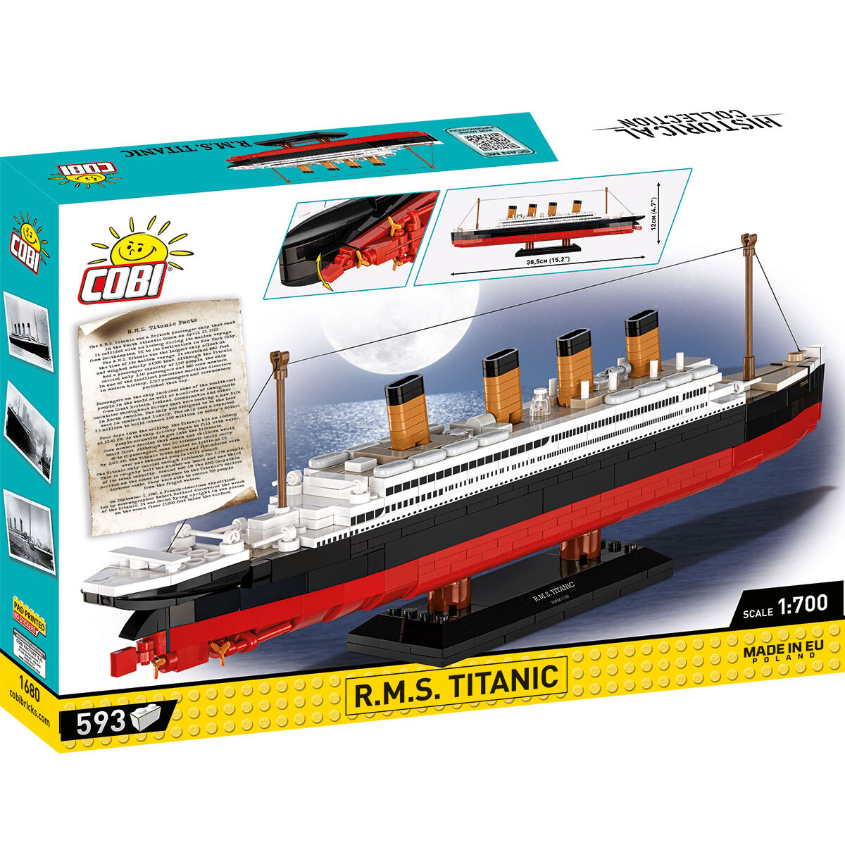 Transatlántico COBI RMS Titanic: Serie n.° 1680 