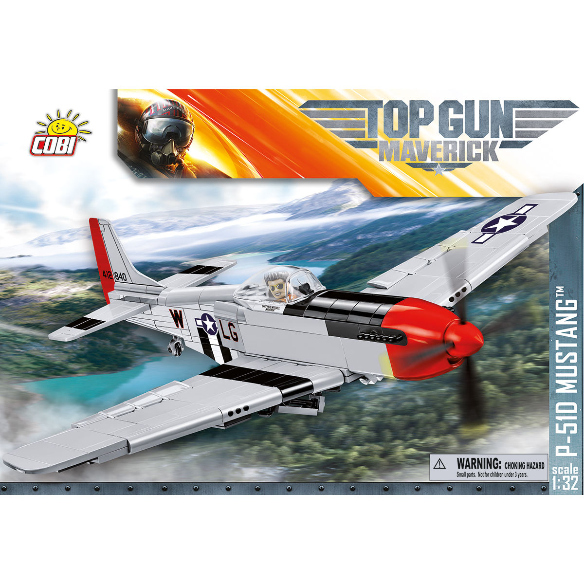 COBI TOP GUN P-51D Mustang Fighter, Version 2: Set #5846