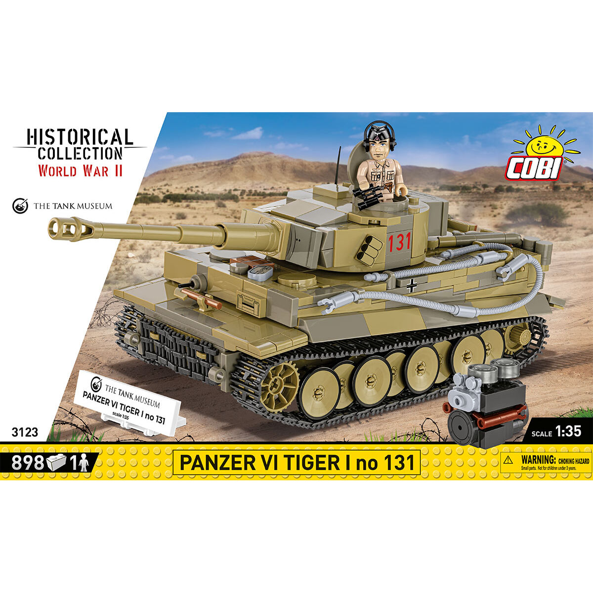 COBI PANZER VI Tiger I No. 131 Tank : Set #3123 – COBI Official Store