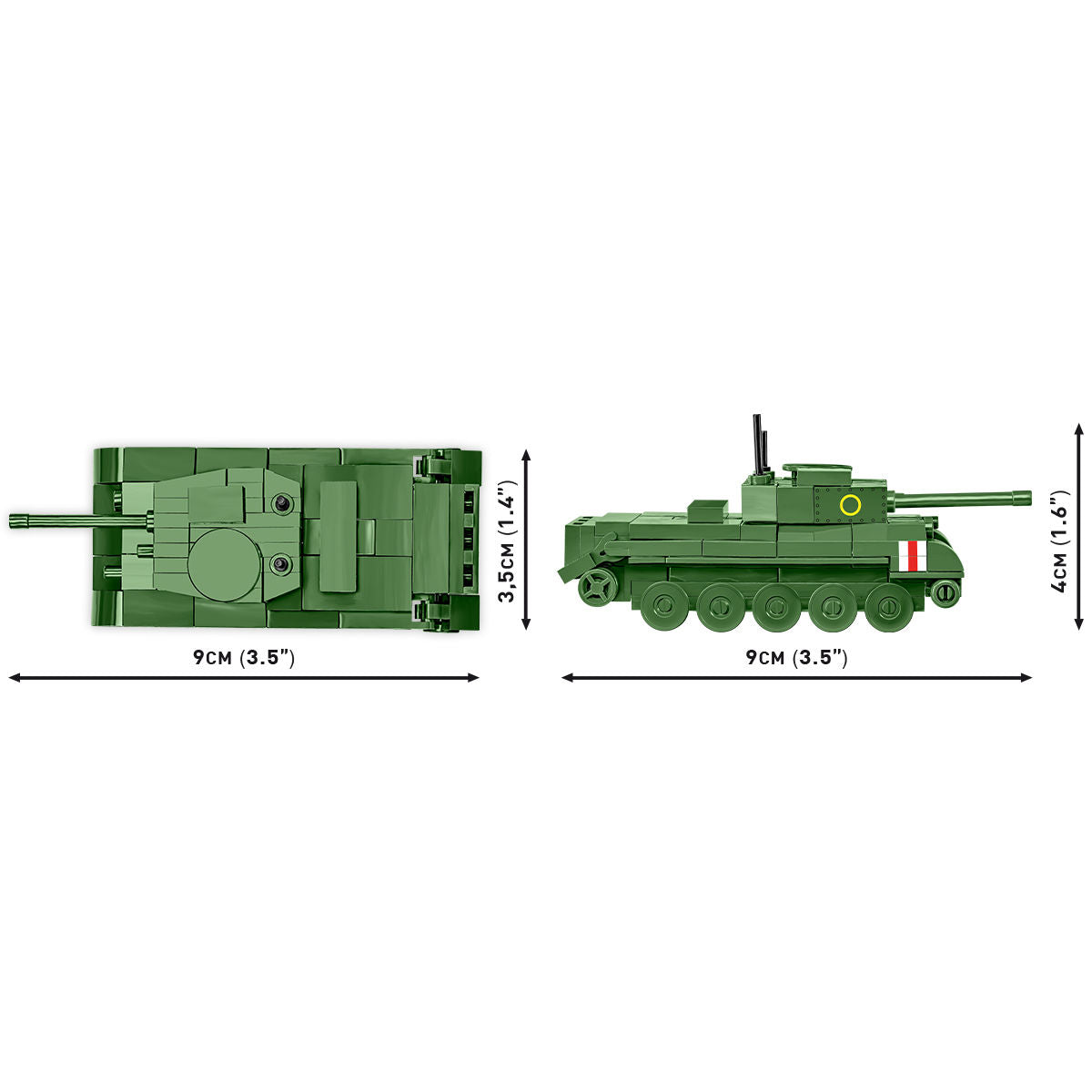 COBI Cromwell Mk. IV Tank 1:72 Scale: Set #3091