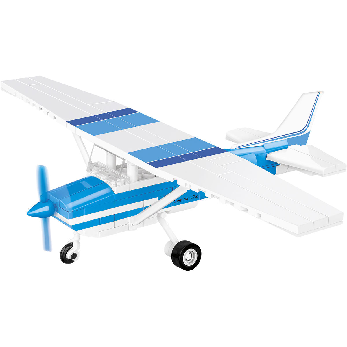 COBI Cessna 172 Skyhawk Aircraft (Blue & White): Set #26622