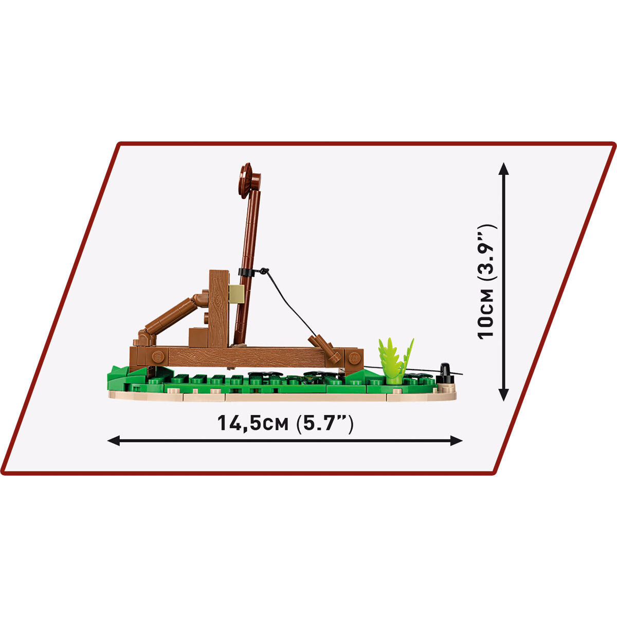 COBI IMPERIUM ROMANUM Catapulta de Onagro Romano: Set #20068