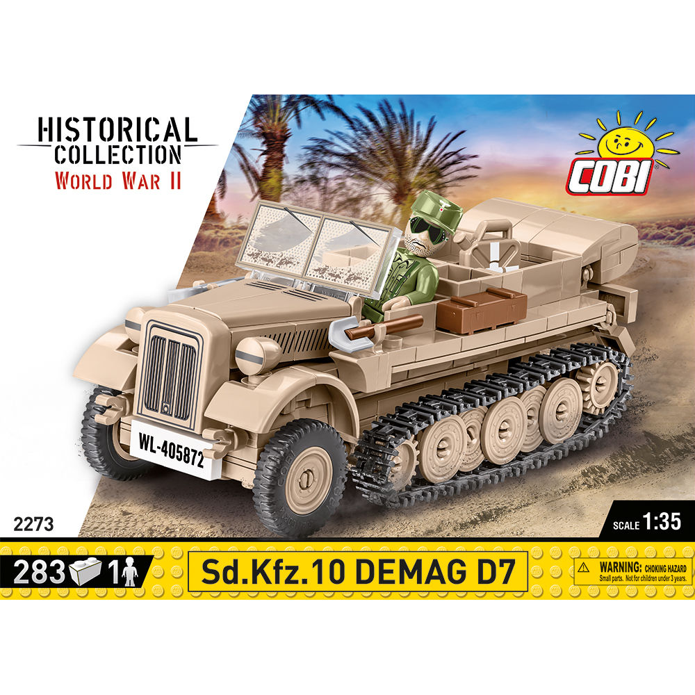 COBI Sd.Kfz. 10 Demag D7: Set #2273