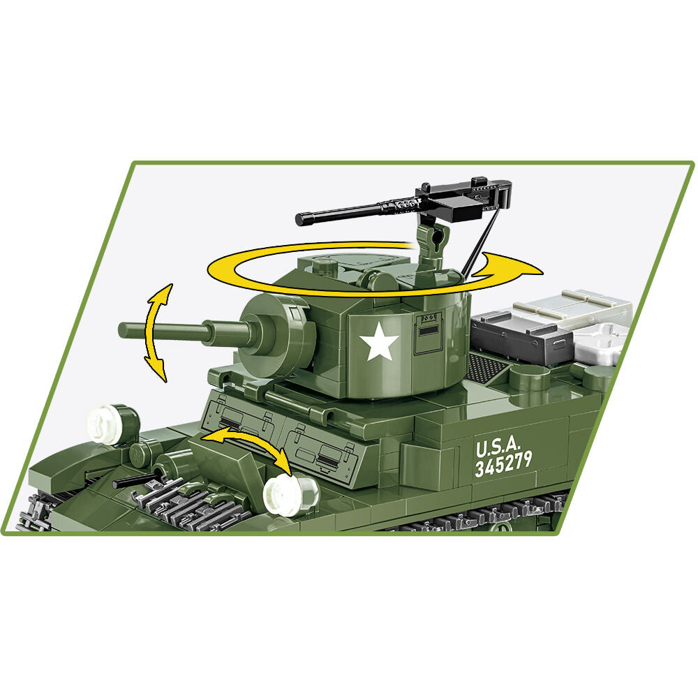 COBI Char M3 Stuart : SET #3129