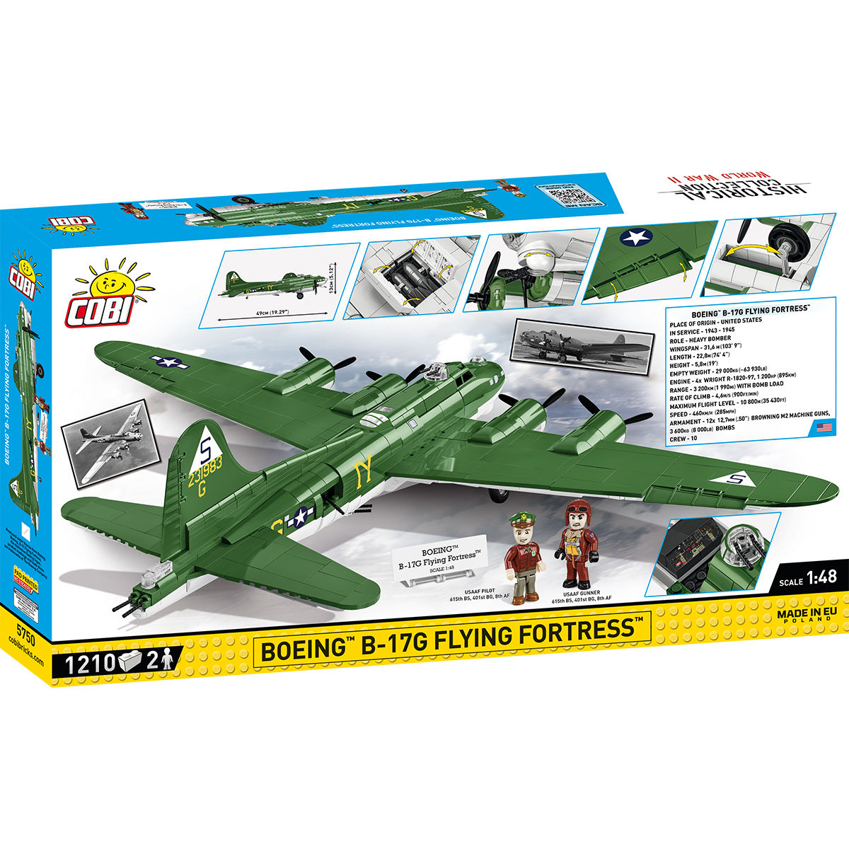 COBI Boeing B-17G Flying Fortress Bomber : Set #5750 – COBI