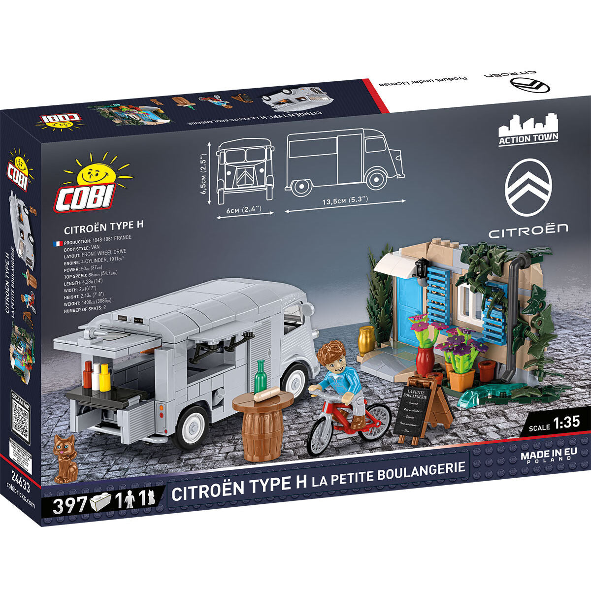 Furgoneta COBI Citroën Type H La Petitie Boulangerie: Set #24633