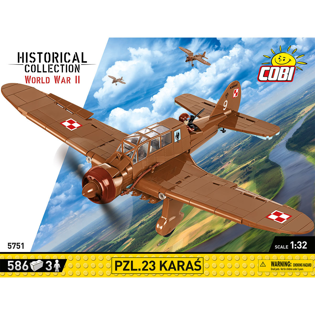 COBI PZL.23 Karas Light Bomber : Set #5751 – COBI Official Store