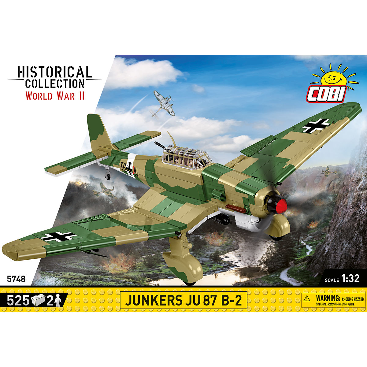 Bombardero en picado COBI Junkers JU 87 B-2: Conjunto n.° 5748