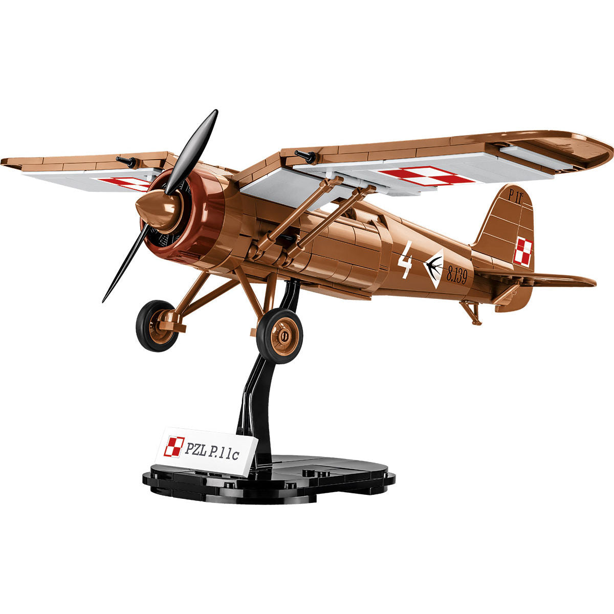 Avión de combate COBI PZL P.11c: Colección n.° 5742