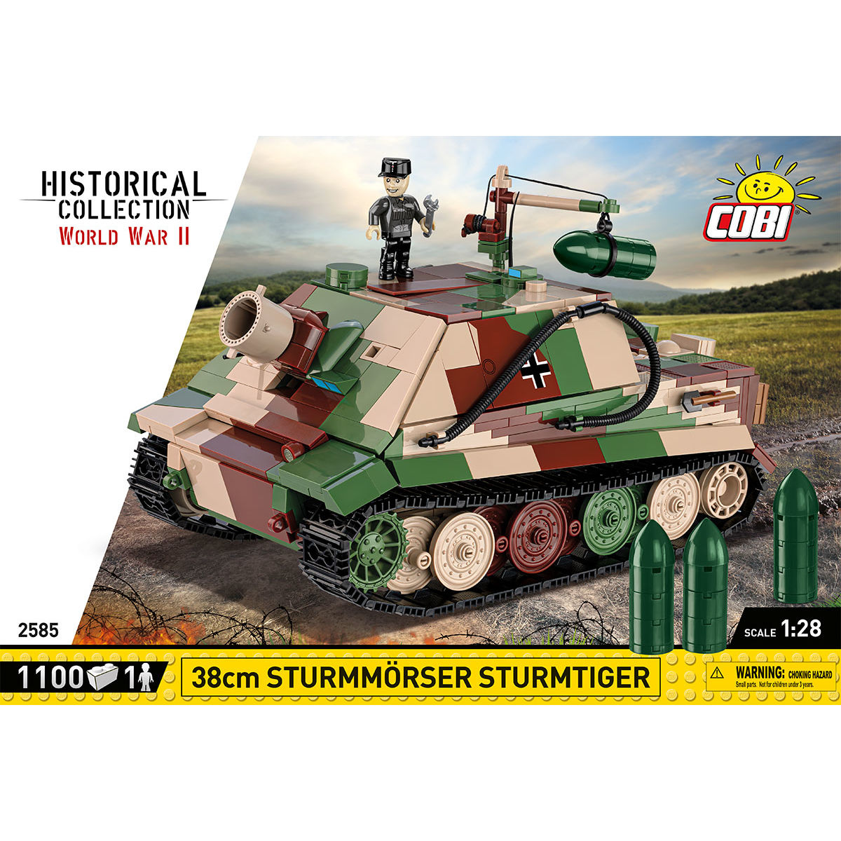 Pistola de asalto COBI Sturmmörser Sturmtiger de 38 cm: juego n.º 2585