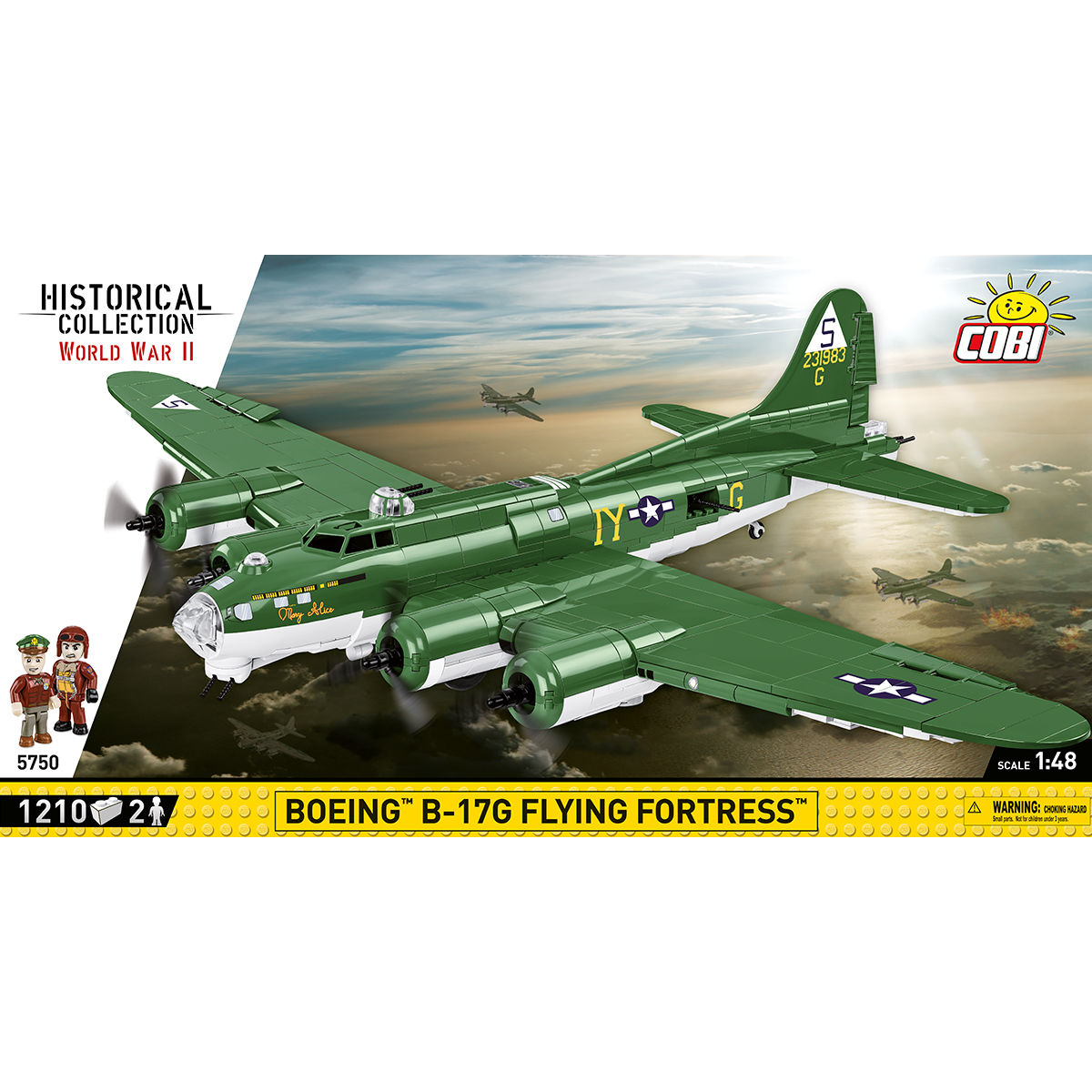 Bombardero COBI Boeing B-17G Flying Fortress: Set n.° 5750