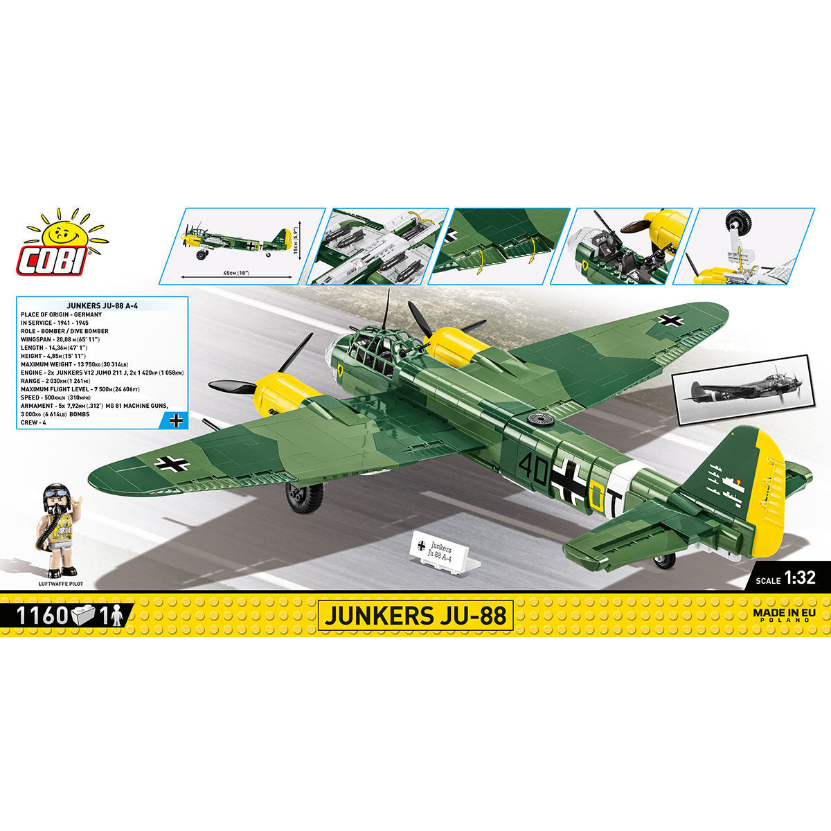 COBI Junkers JU-88: Set #5733