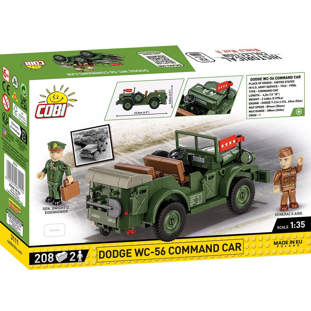 ミニカー command B COBI Dodge WC-56 Command Car : Set #3111 – COBI Official Store