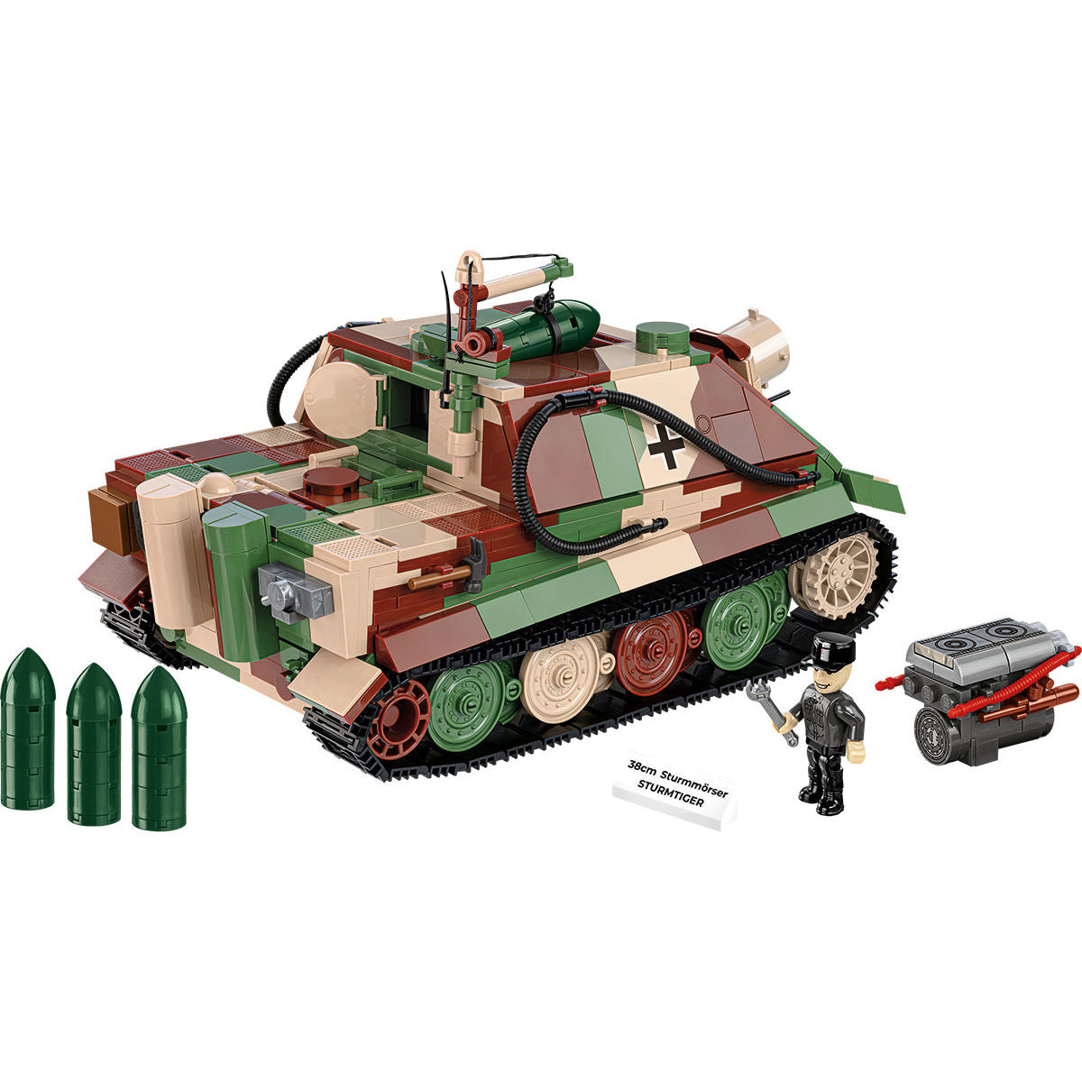 Pistola de asalto COBI Sturmmörser Sturmtiger de 38 cm: juego n.º 2585