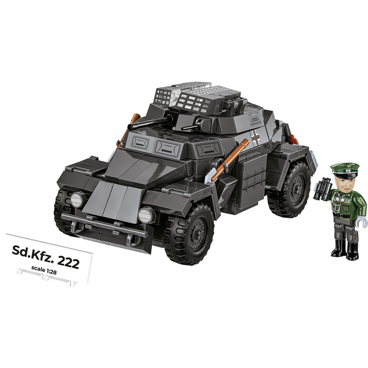COBI Sd.Kfz. 222 Armored Vehicle: Set #2657