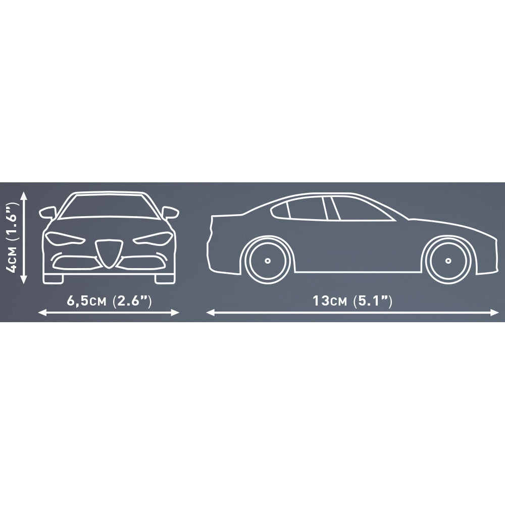 COBI Alfa Romeo Giulia Quadrifoglio Coche Rojo: Set #24604