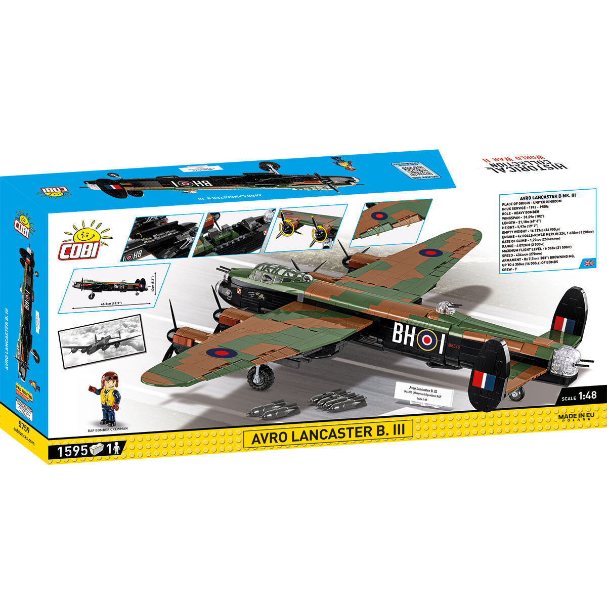 COBI AVRO Lancaster B. III Bomber : Set #5759